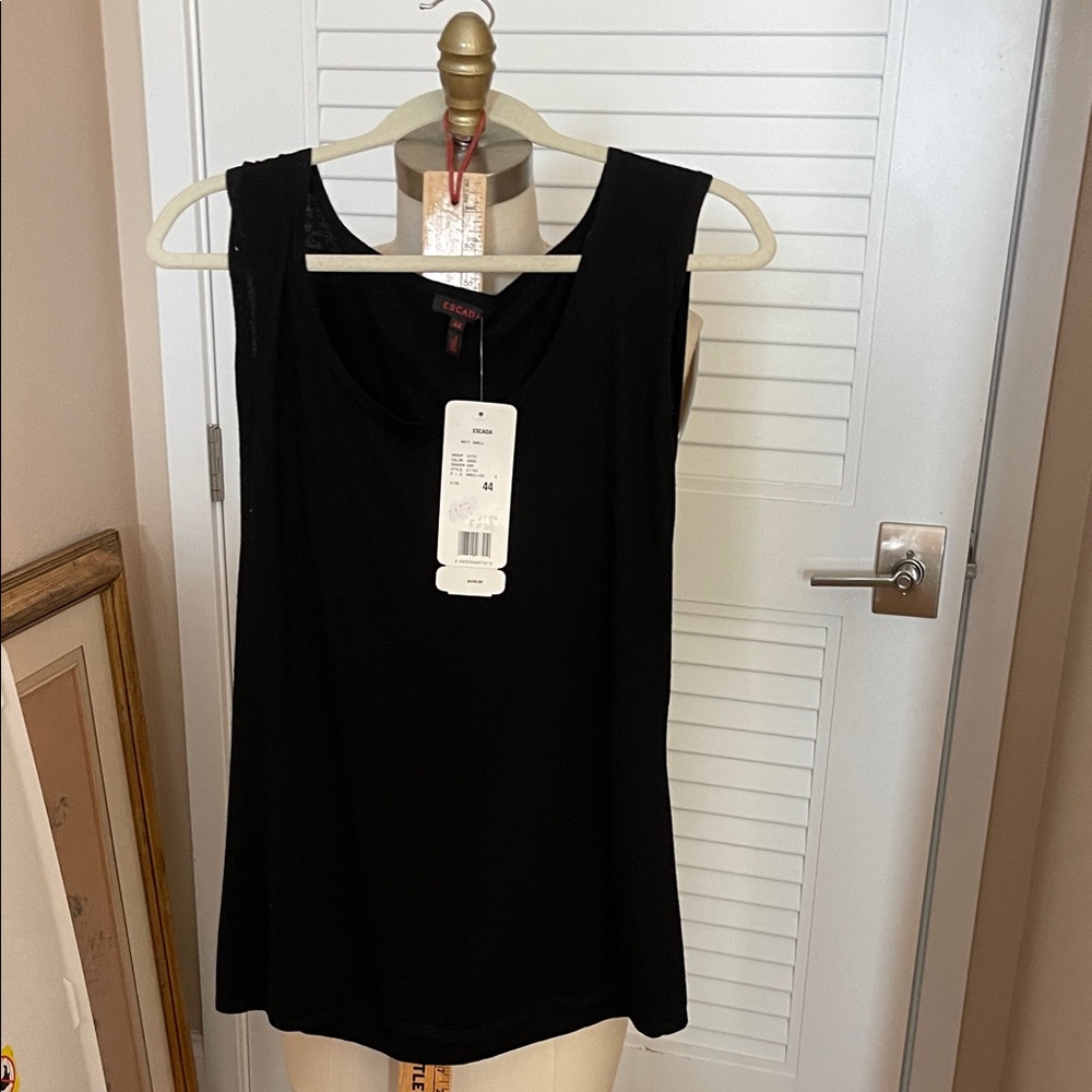 Escada Black Tank Top